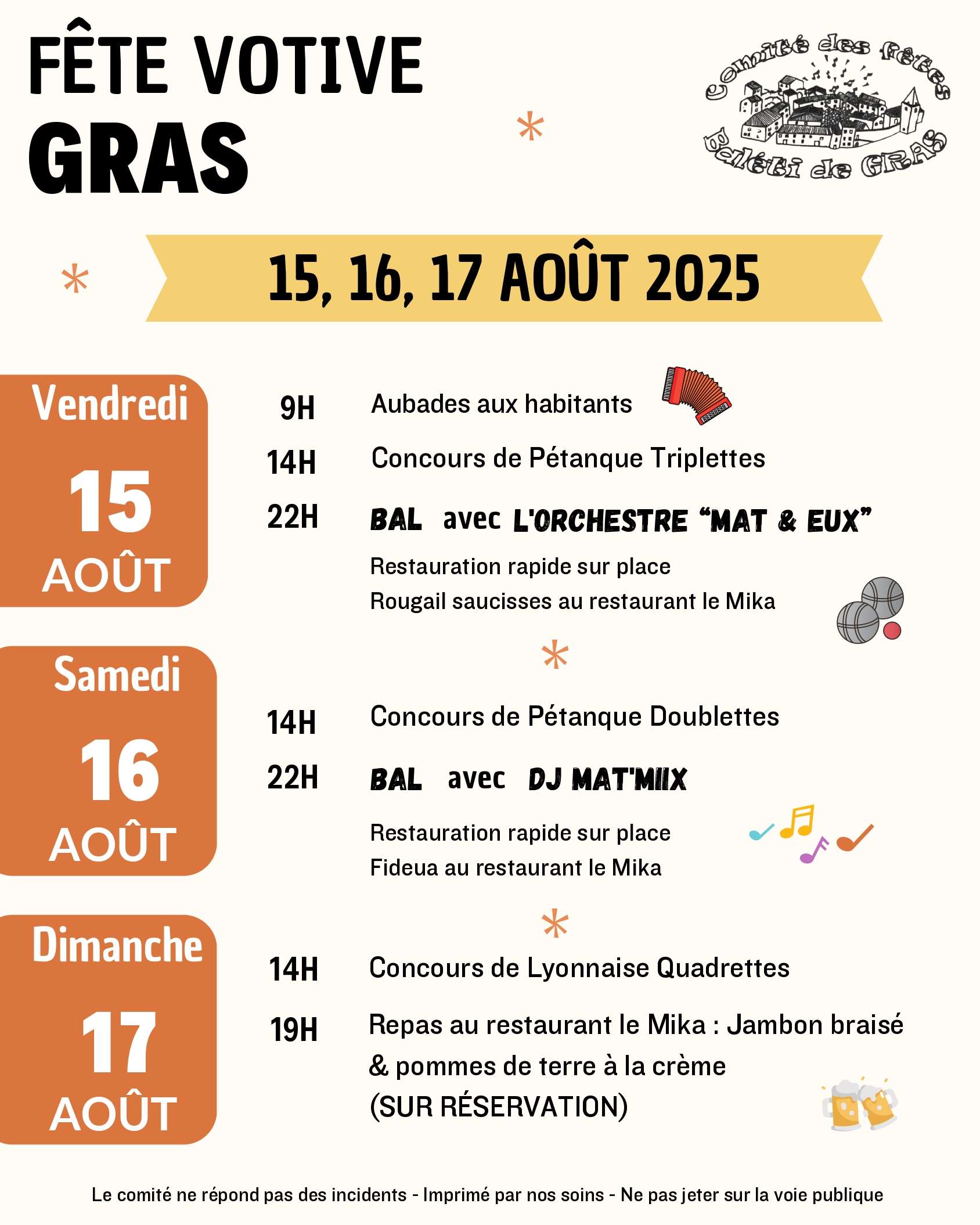Fête de Gras !