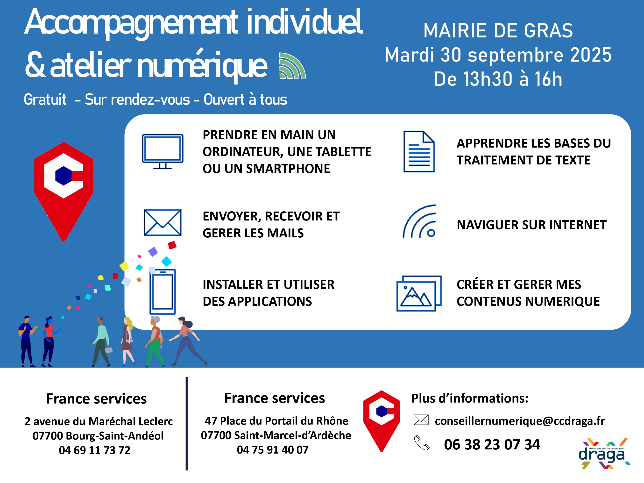 Atelier Numérique et Atelier Accompagnement Individuel